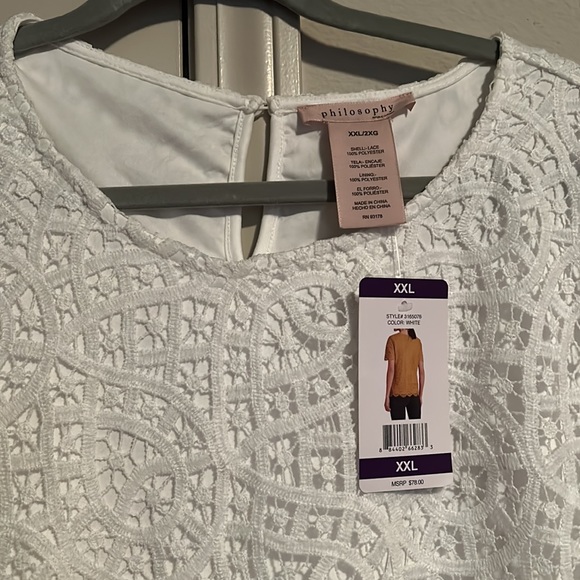 Philosophy top size XXL/22XG White. - Picture 2 of 4